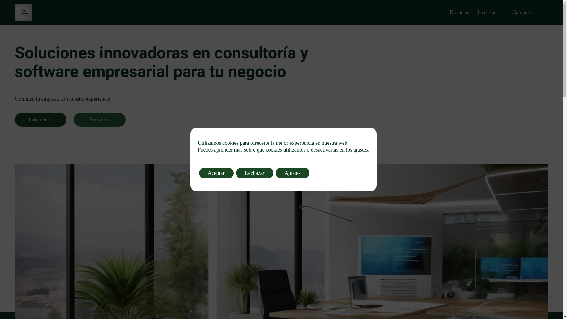 website screenshot of https://javierfraile.es/