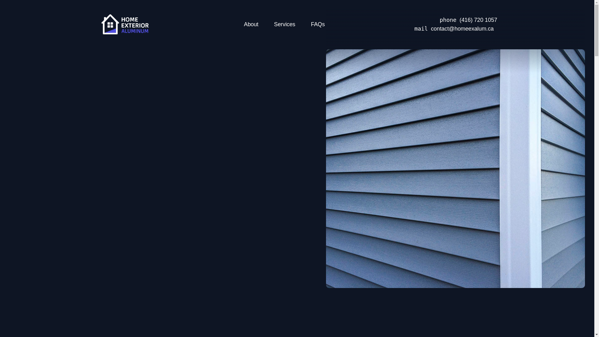 website screenshot of https://homexalum.ca/