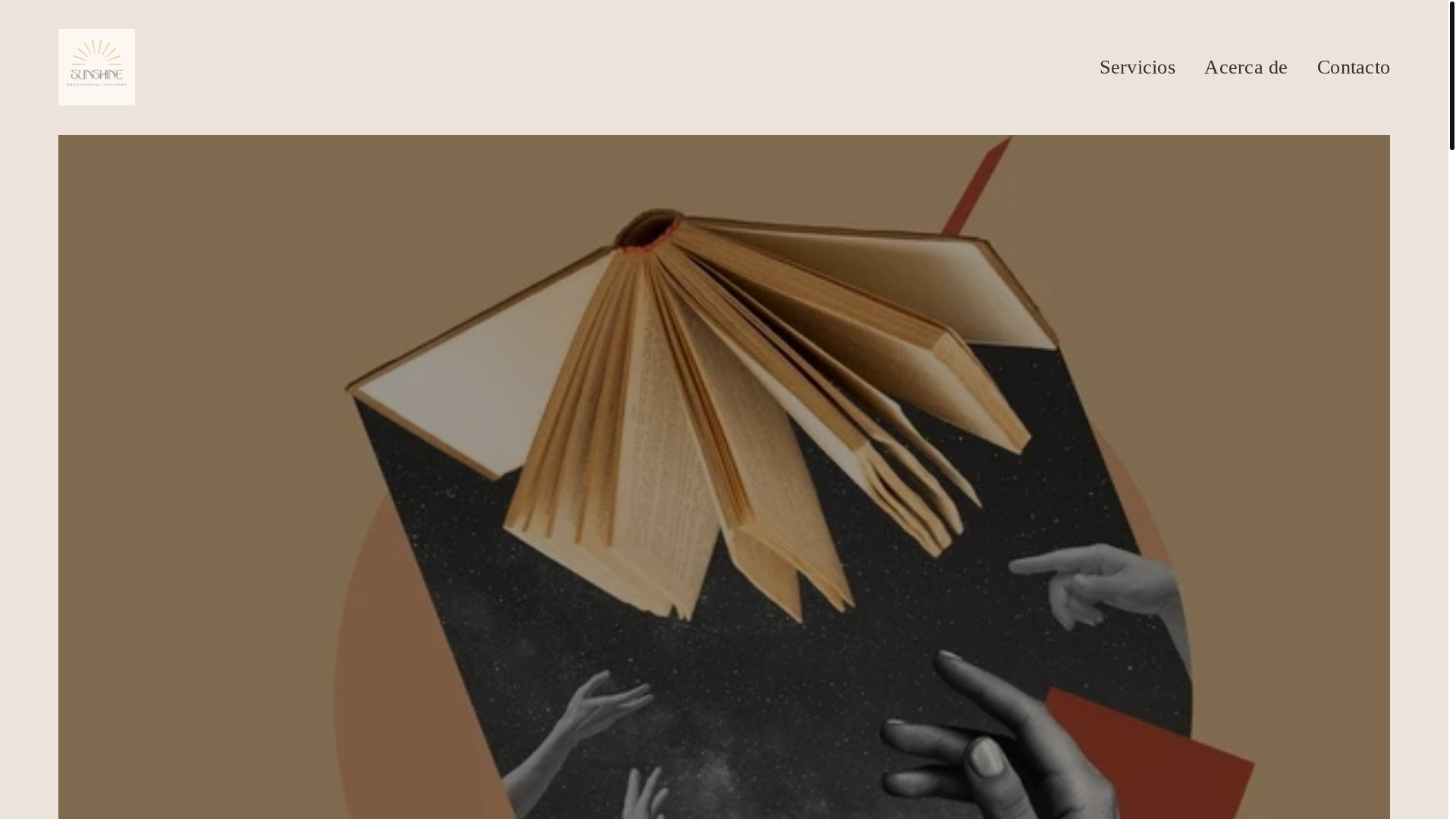 website screenshot of https://sunshineeducationaladvisory.com/