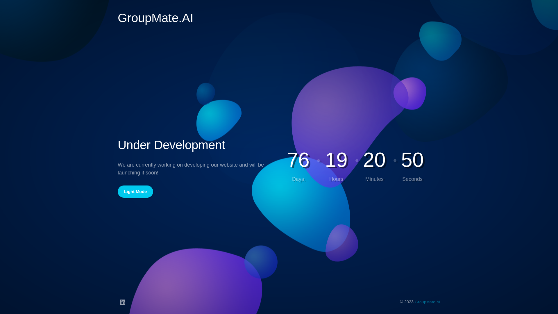 website screenshot of https://groupmate.ai/