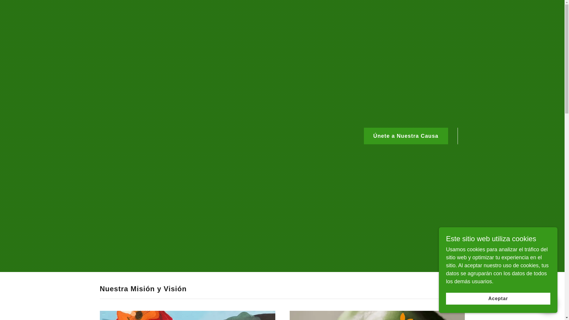 website screenshot of https://tejesocial.org/