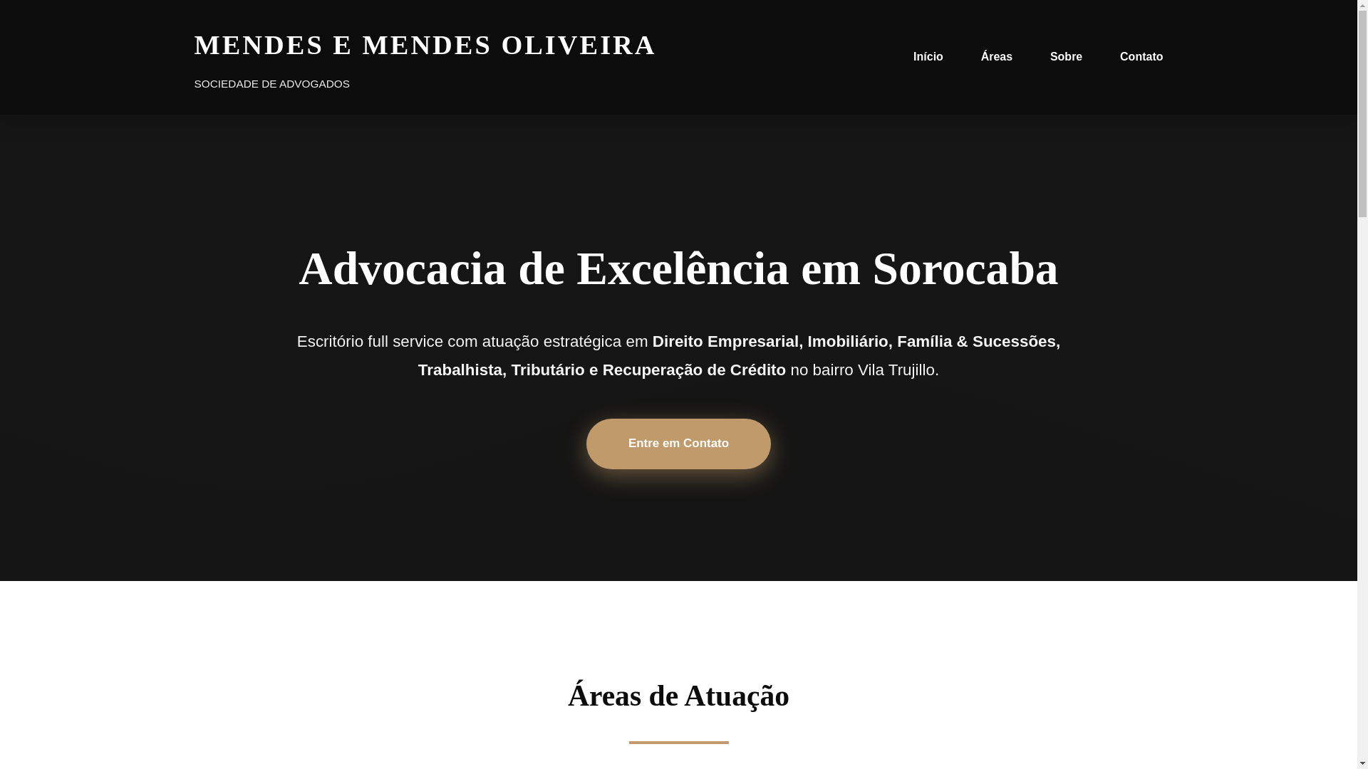 website screenshot of https://mendesemendes.site/