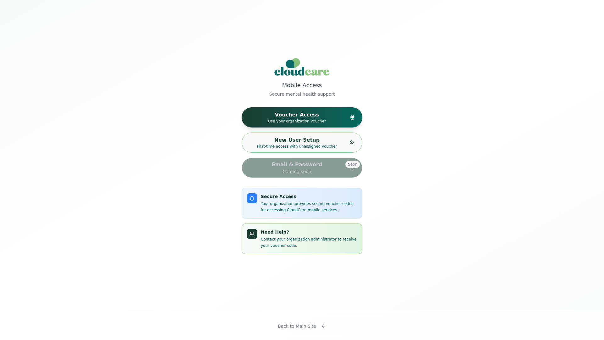 website screenshot of https://cloud-care.co.za/