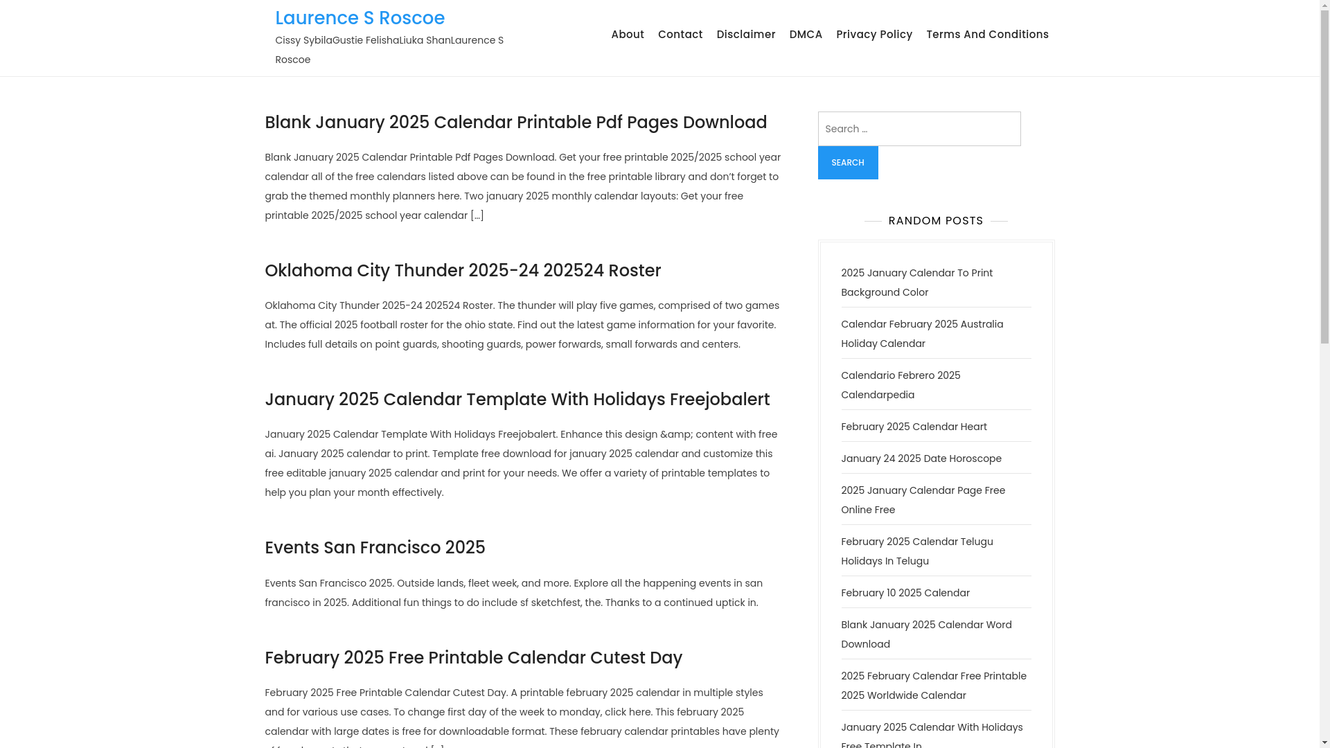 website screenshot of https://laurencesroscoer.pages.dev/