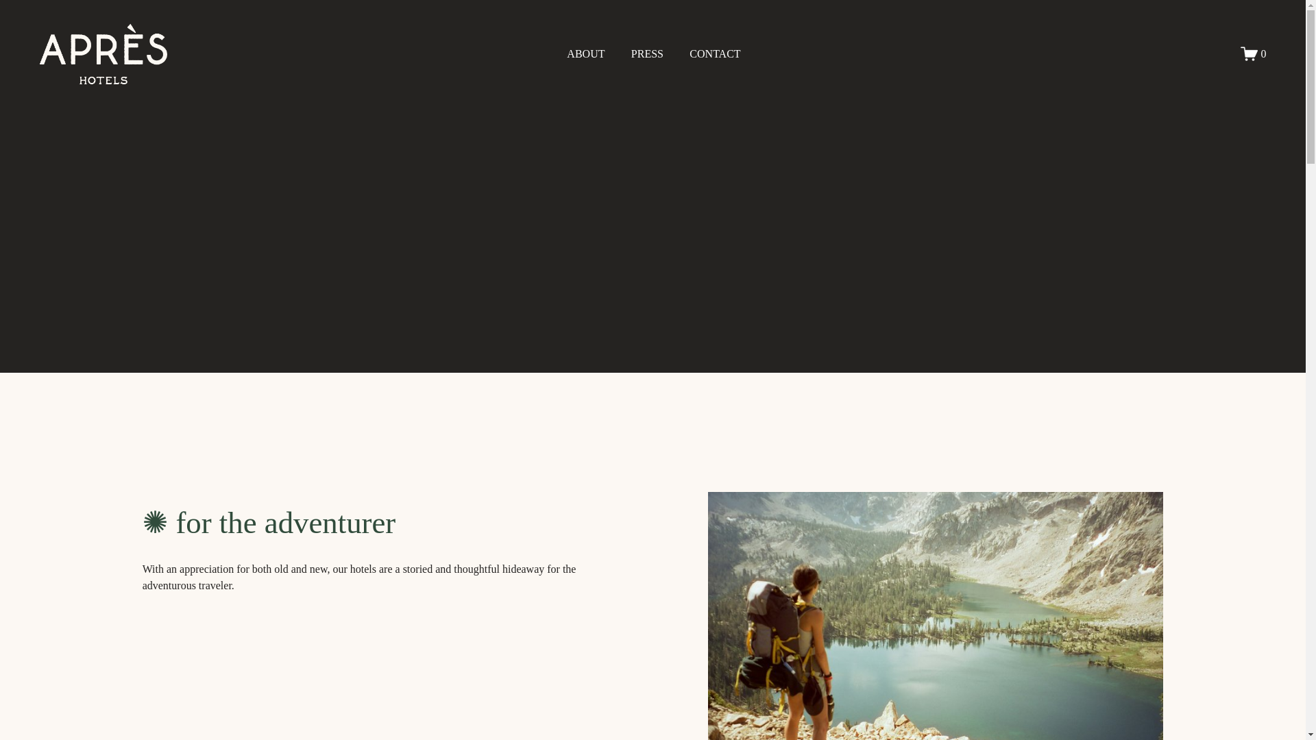 website screenshot of https://apreshotels.com/