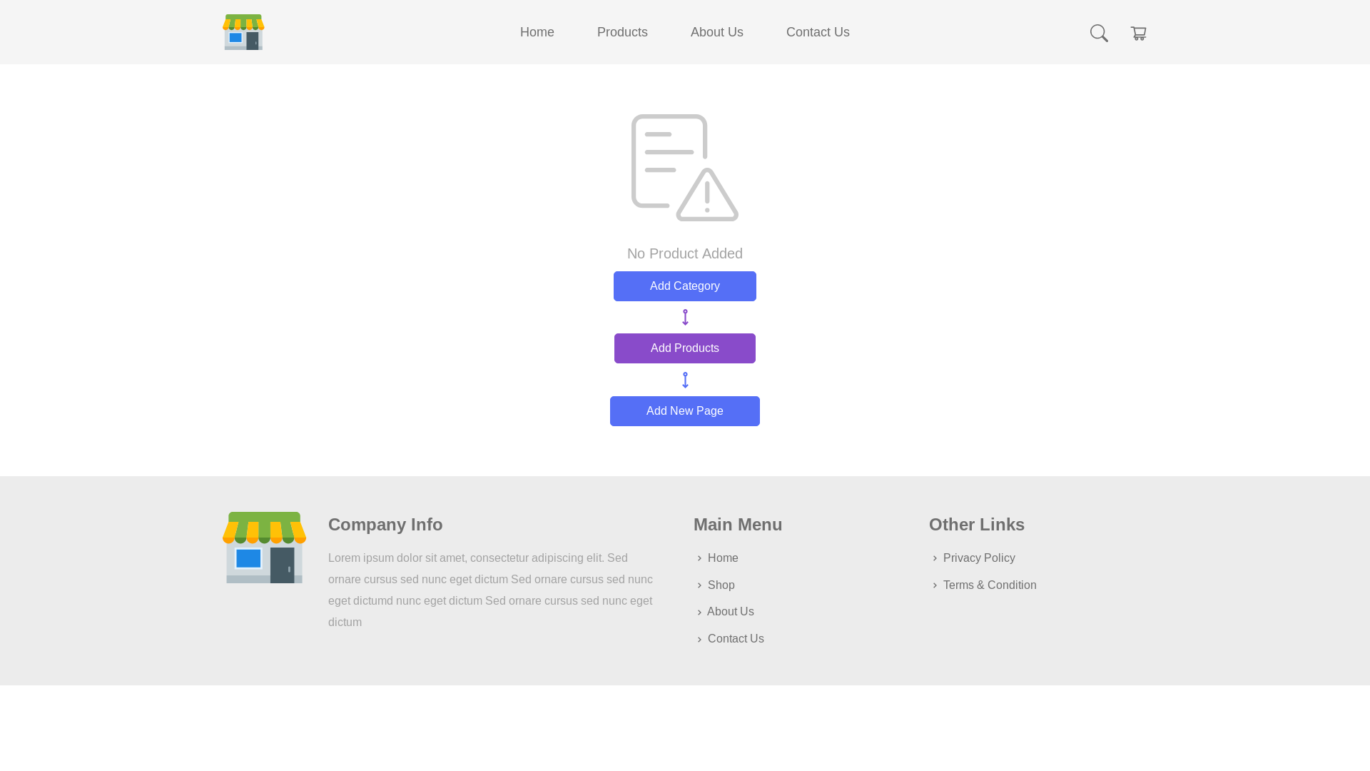 website screenshot of https://arowamartbd.shop/