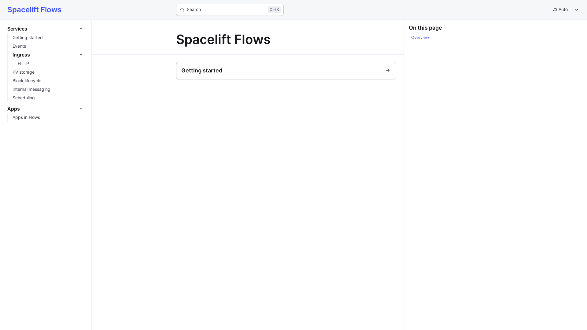 website screenshot of https://spaceflows.pages.dev/