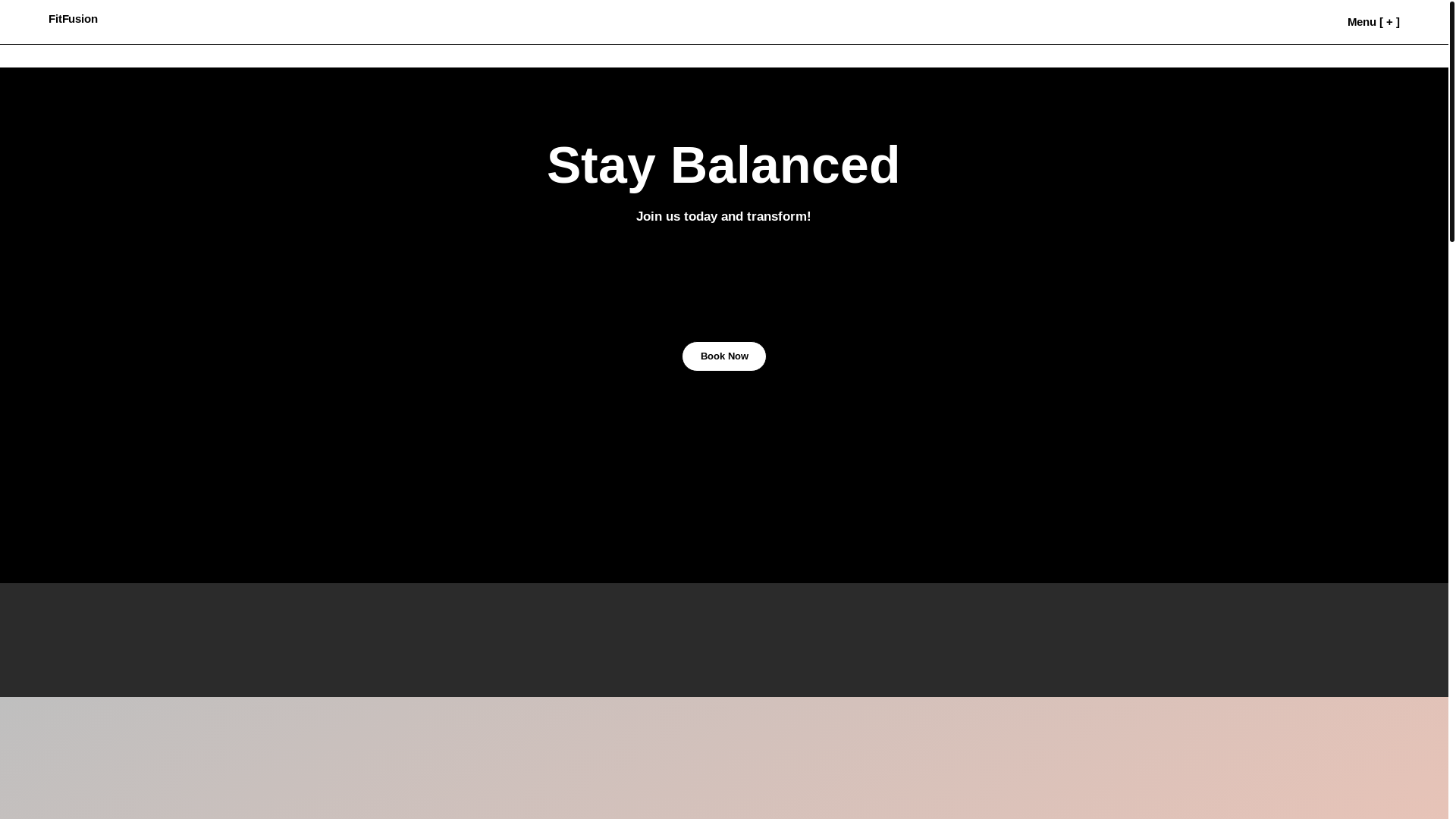 website screenshot of https://fitfusiongrangeville.com/