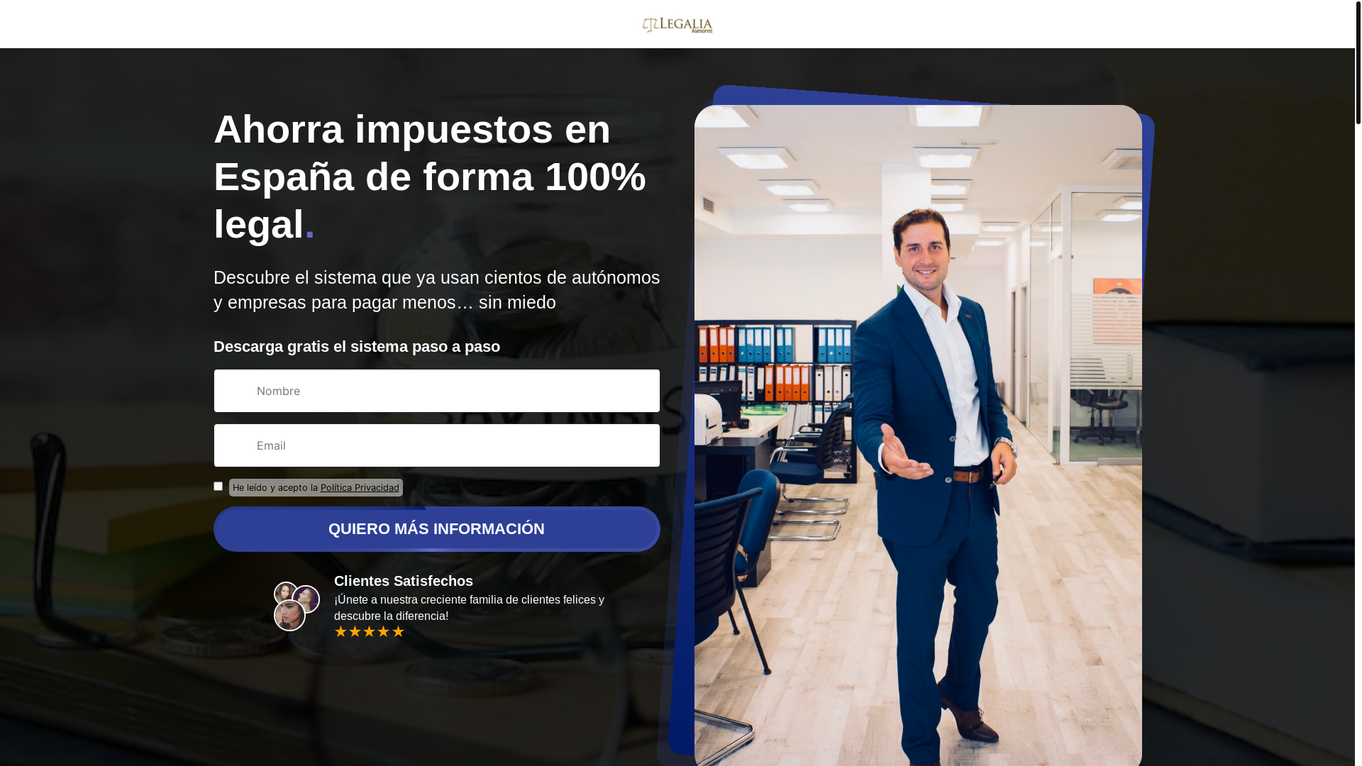 website screenshot of https://llclegalia.es/