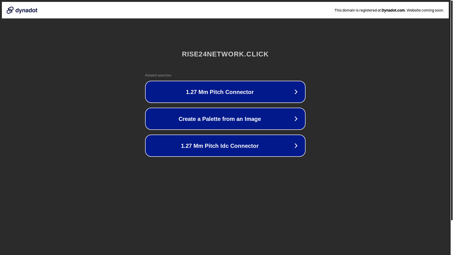 website screenshot of https://rise24network.click/