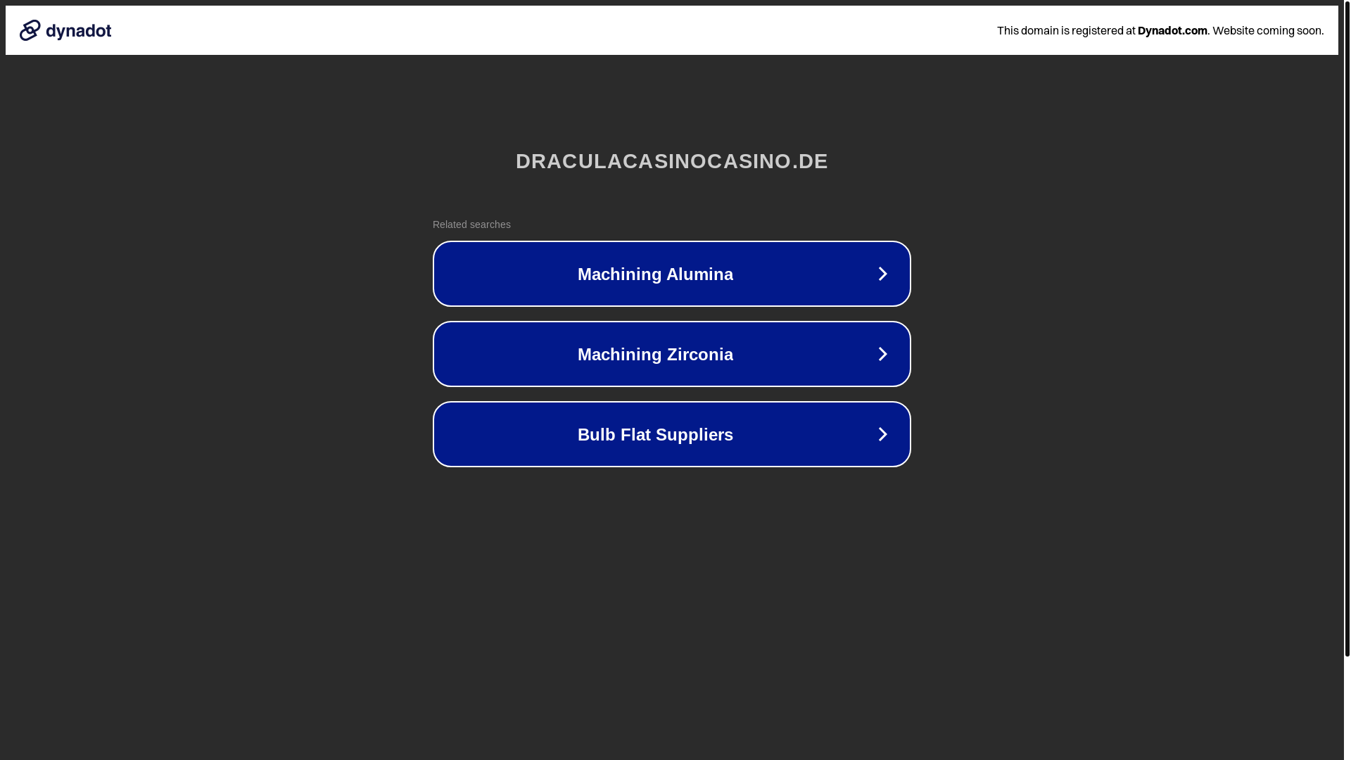 website screenshot of https://draculacasinocasino.de/