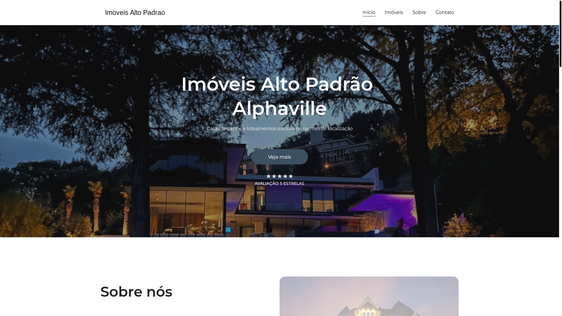 website screenshot of https://imoveisaltopadrao.shop/