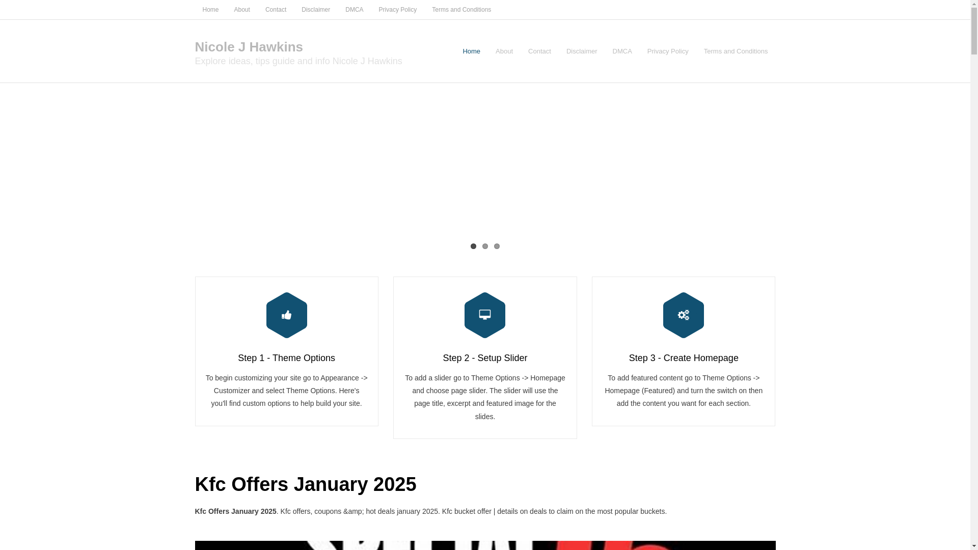 website screenshot of https://nicolejhawkinsr.pages.dev/
