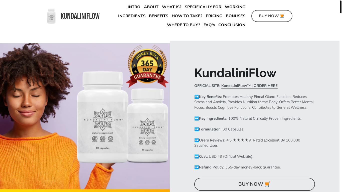 website screenshot of https://kundaliniflow.mystrikingly.com/
