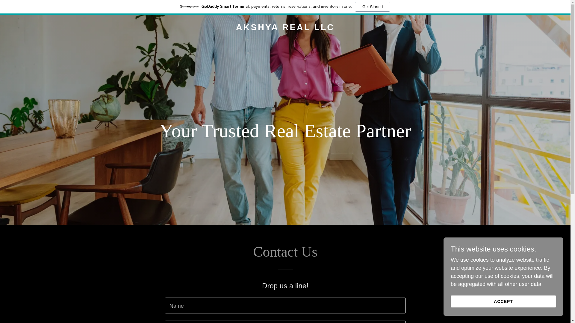 website screenshot of https://akshya-real.com/