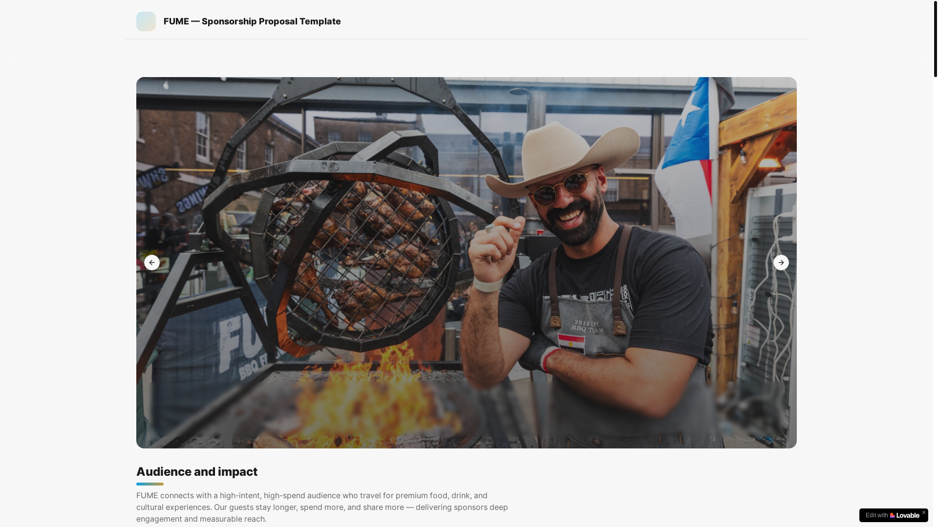 website screenshot of https://fumeexhibitordeck.com/