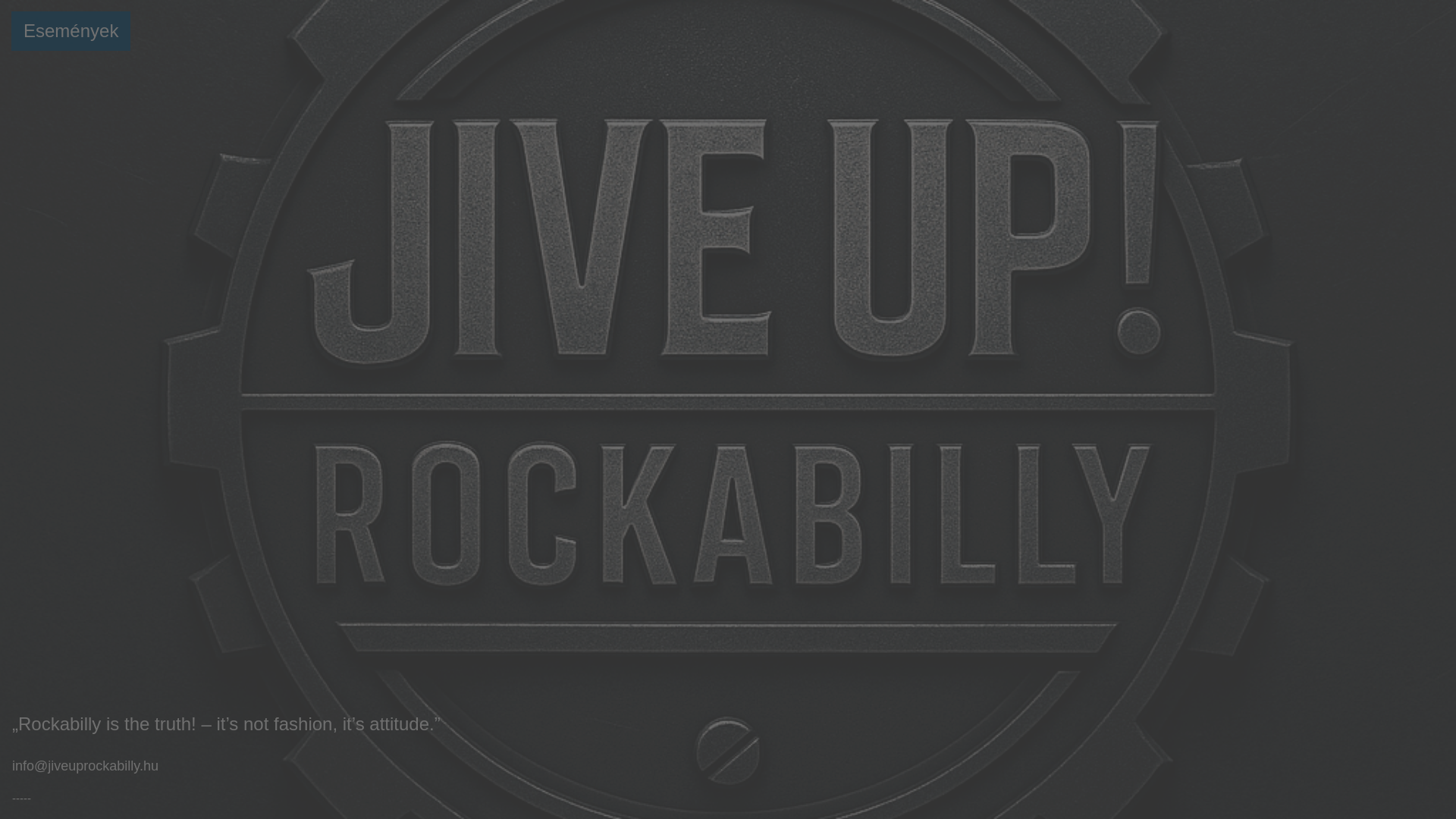 website screenshot of https://jiveup.hu/
