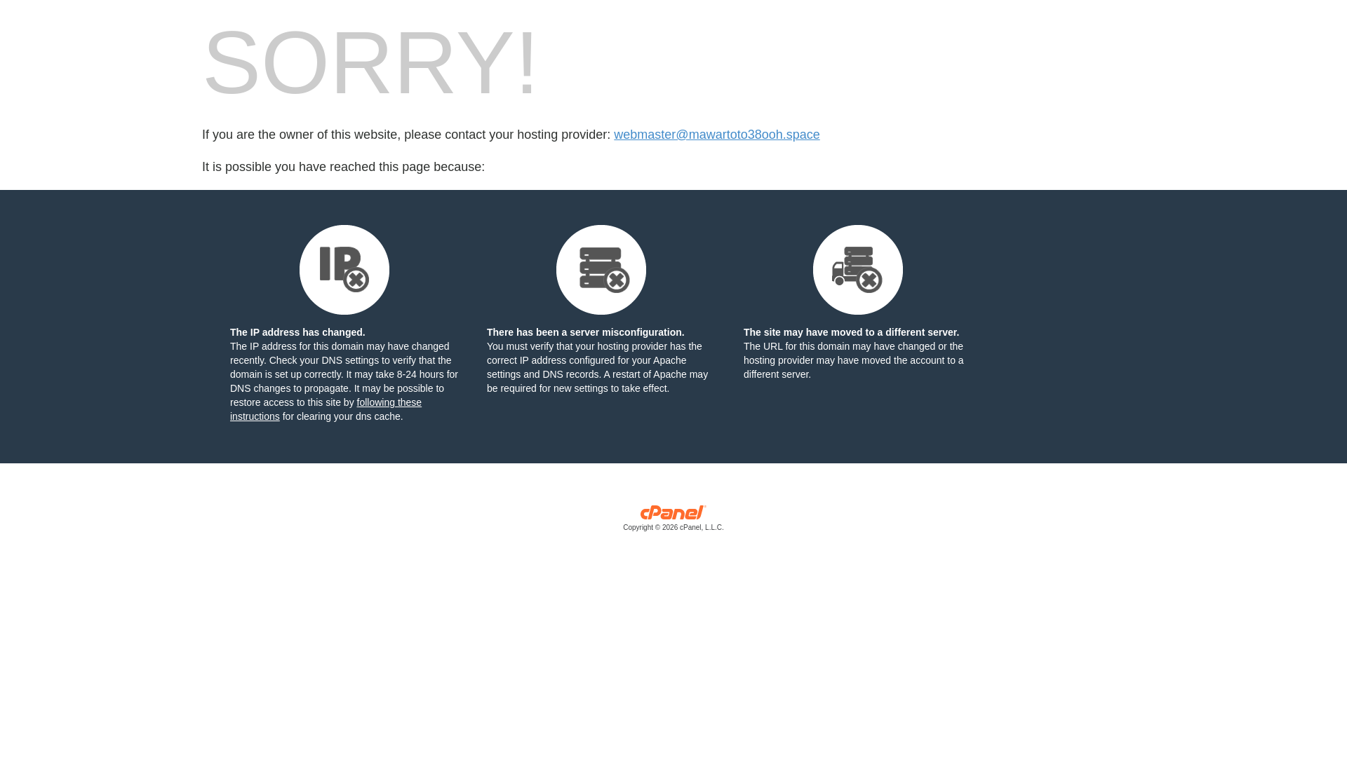 website screenshot of https://mawartoto38ooh.space/