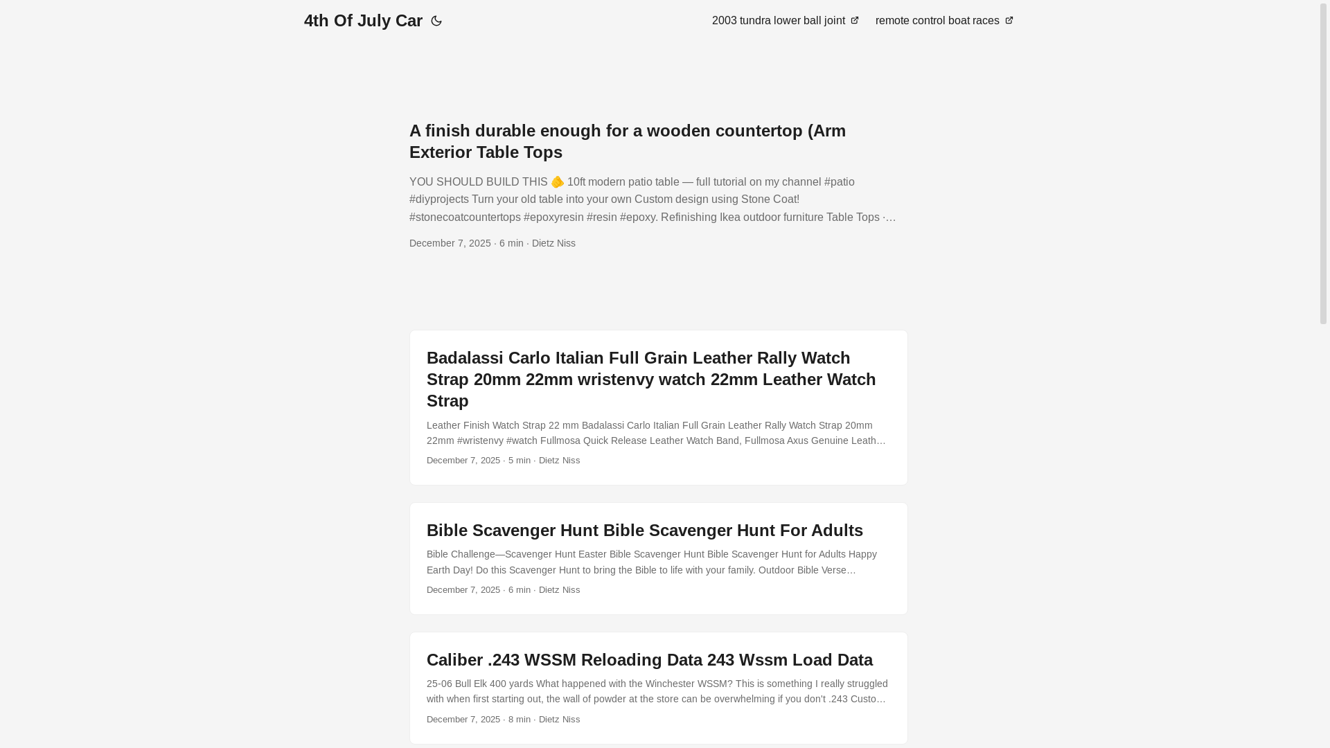 website screenshot of https://4thofjulycar2.pages.dev/