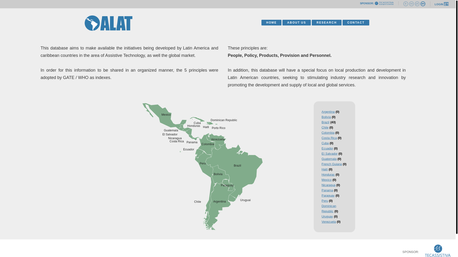 website screenshot of https://alat.net.br/