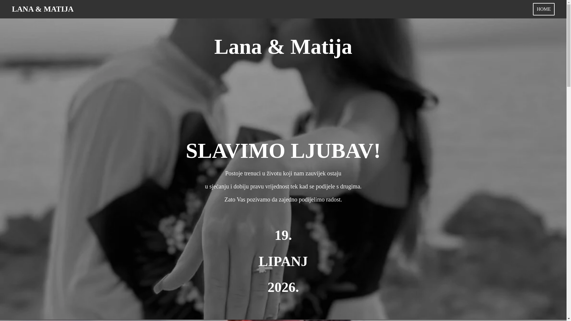website screenshot of https://lanamatija.com/