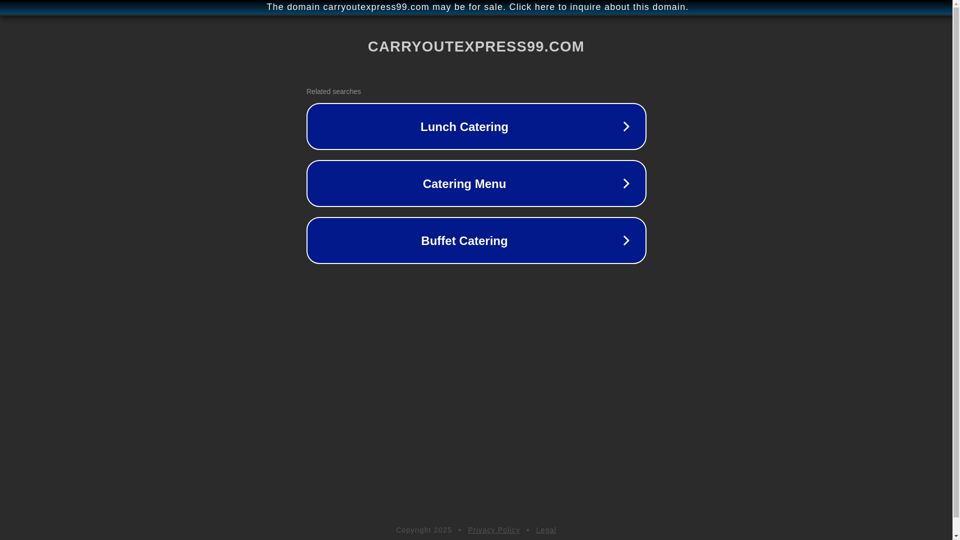 website screenshot of https://carryoutexpress99.com/