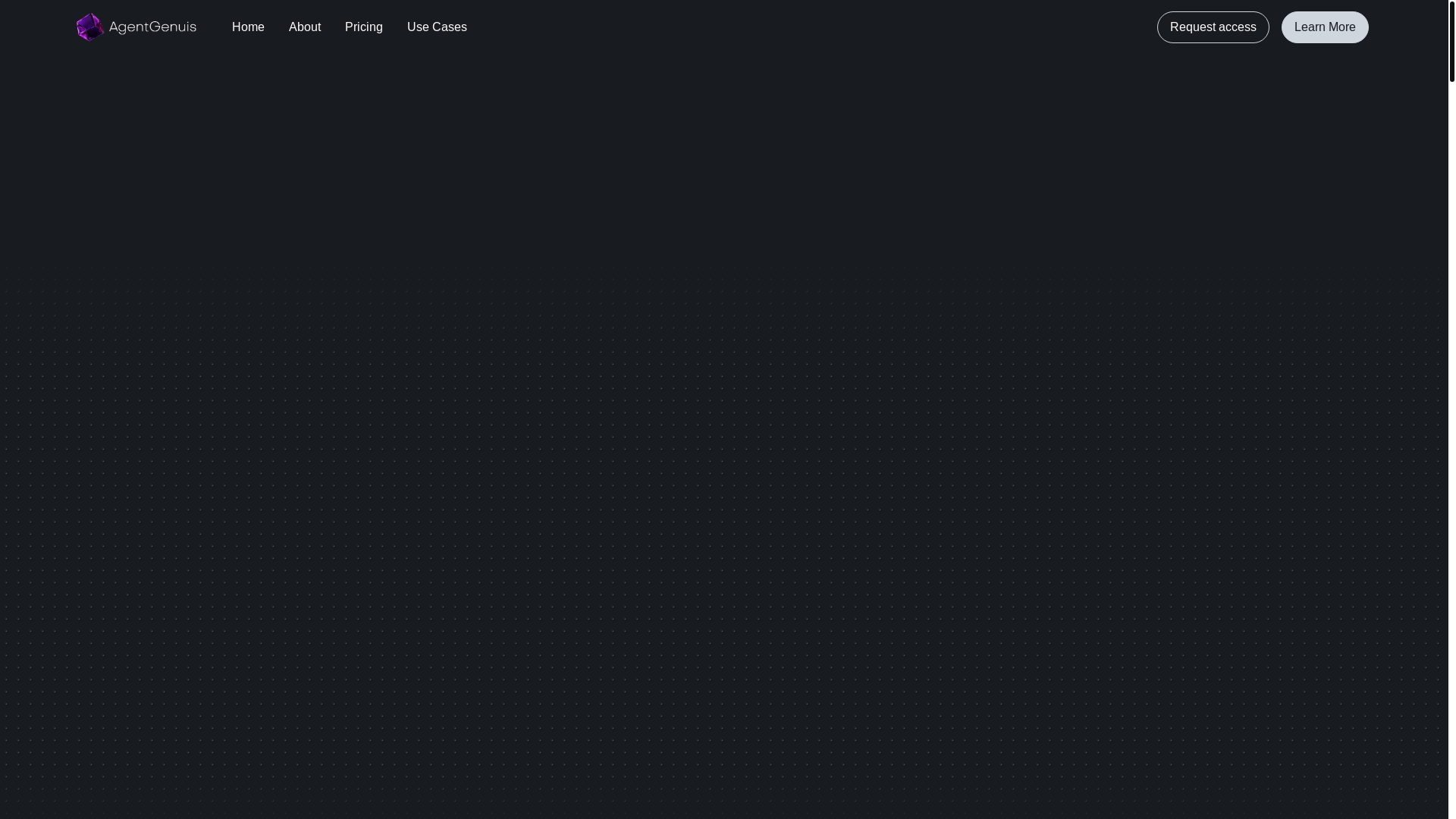 website screenshot of https://agentgenius.co/