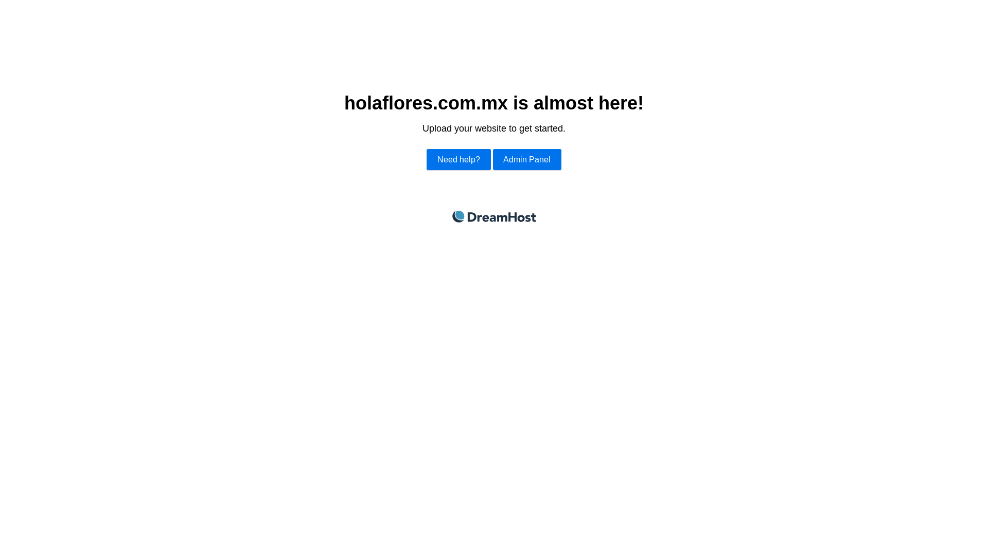 website screenshot of https://holaflores.com.mx/