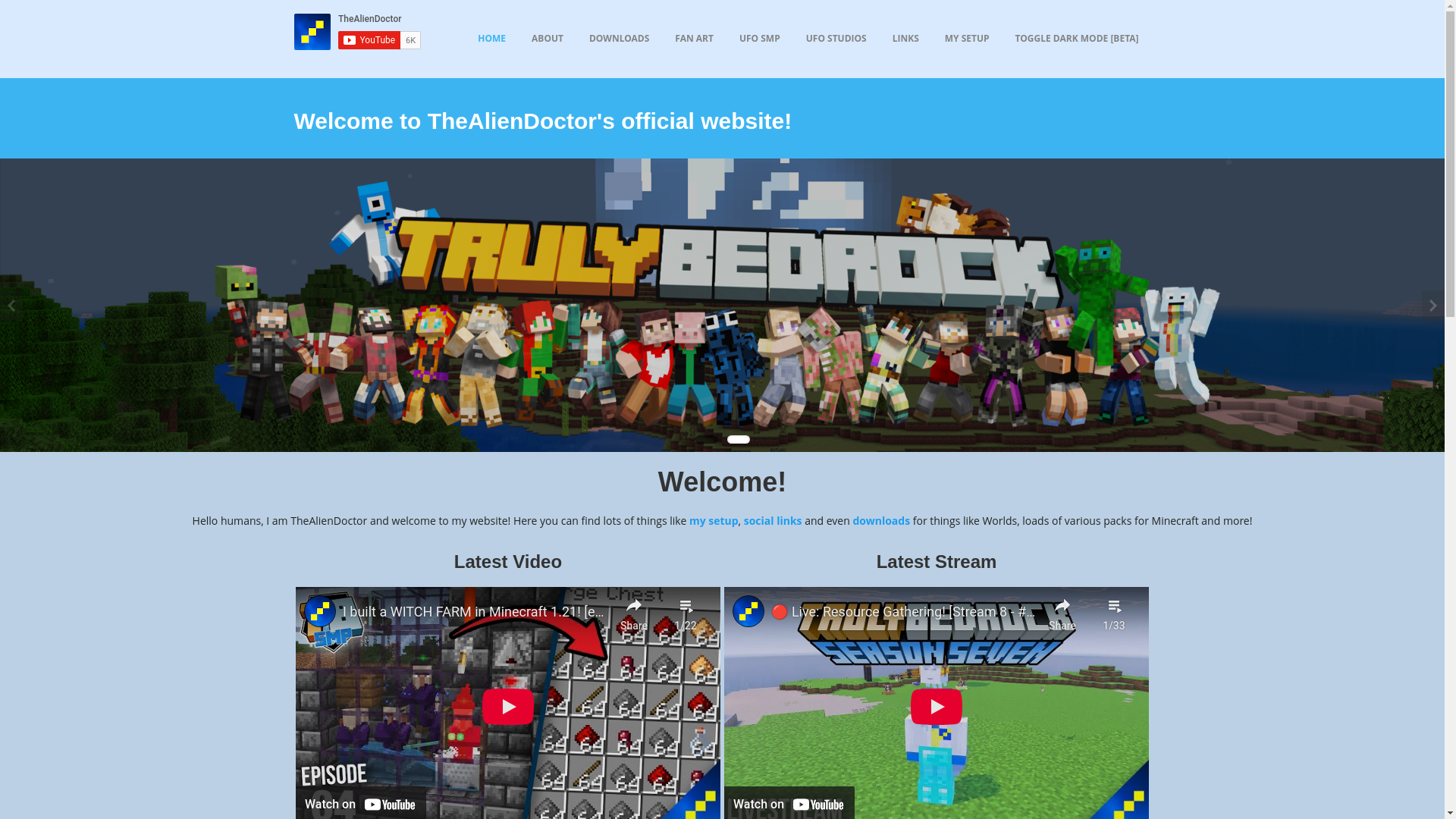 website screenshot of https://beta-thealiendoctor-com.pages.dev/