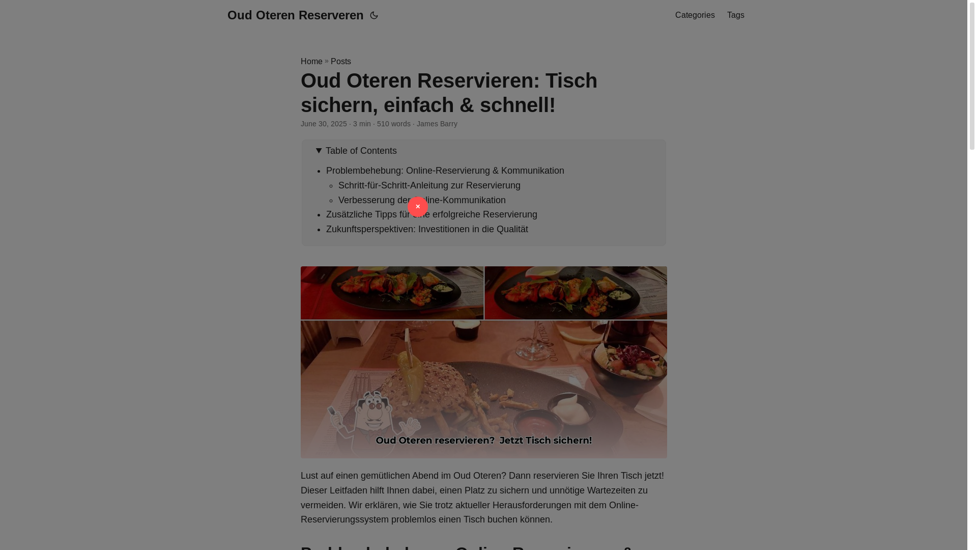 website screenshot of https://oud-oteren-reserveren.pages.dev/