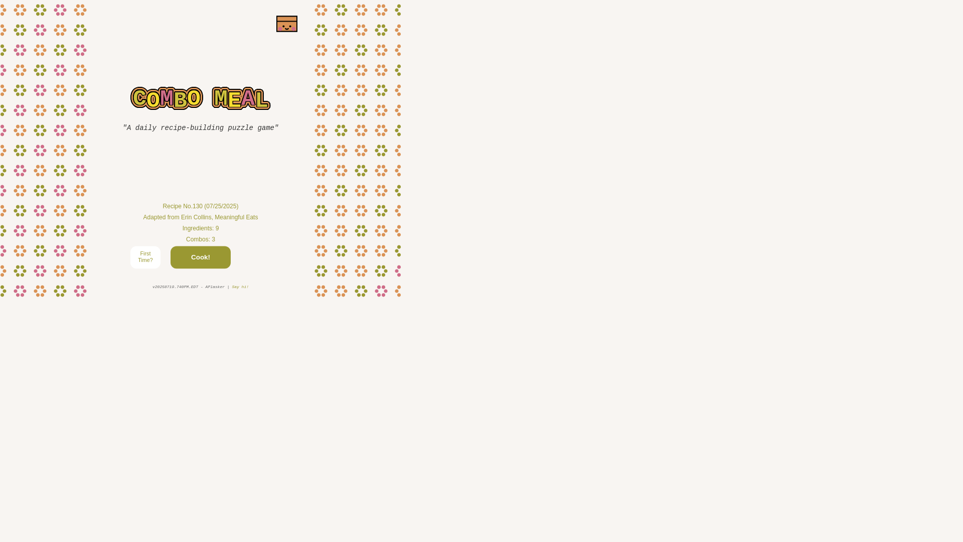 website screenshot of https://combomealjuly.pages.dev/