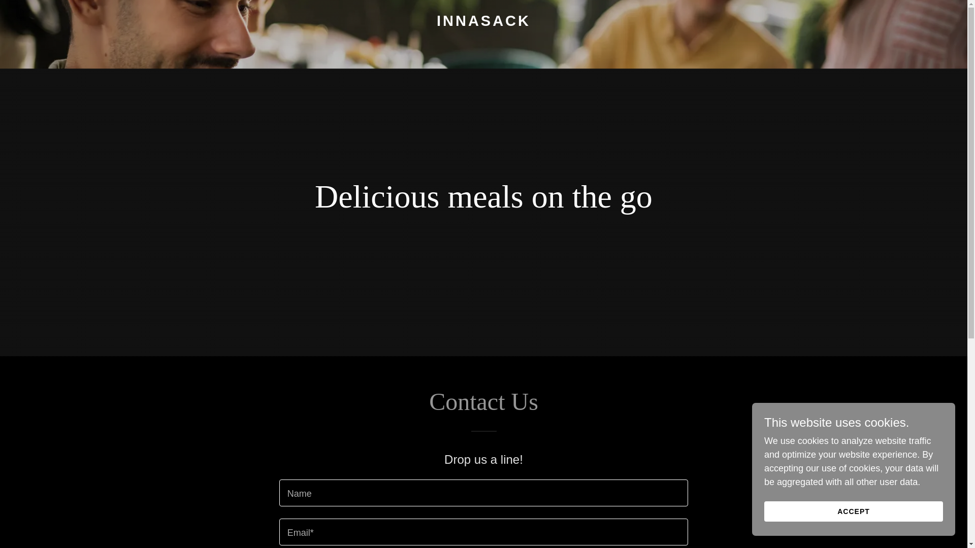 website screenshot of https://innasack.com/