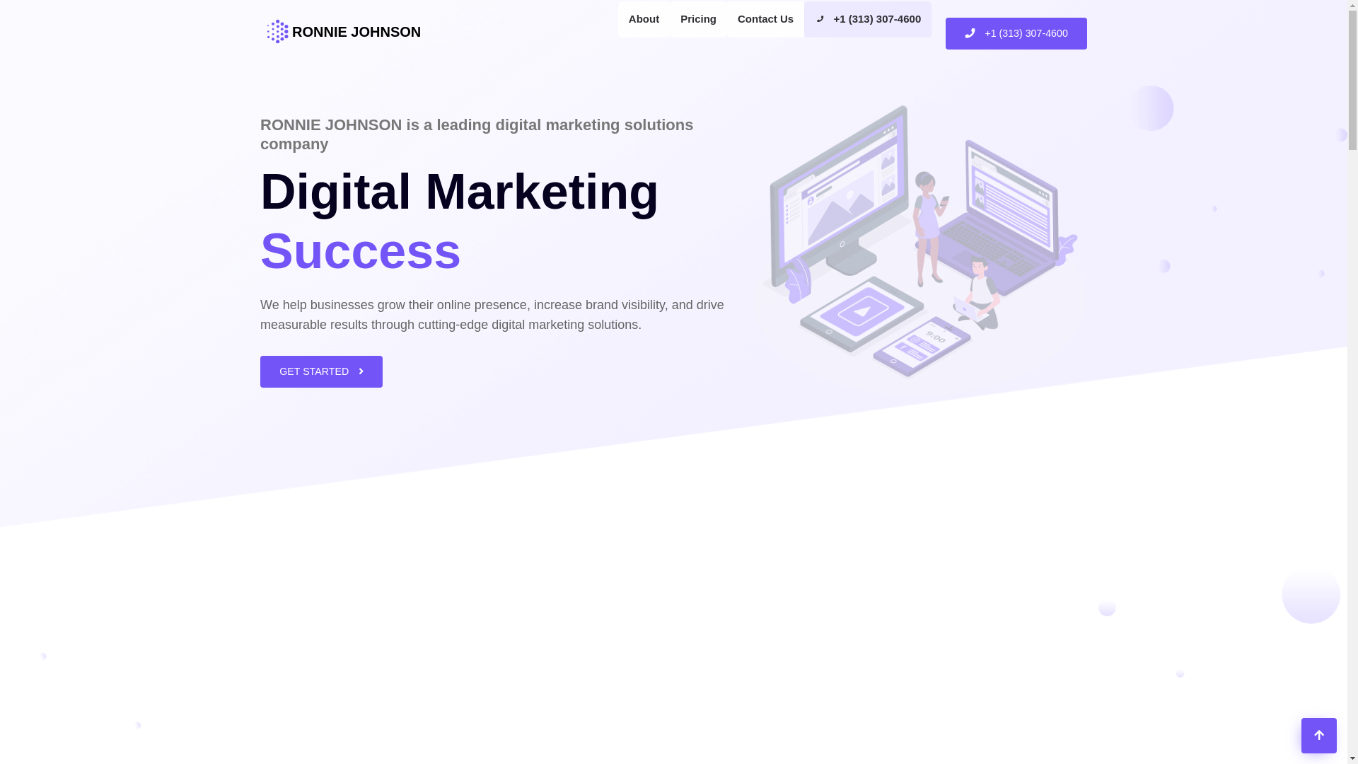 website screenshot of https://ronnietechthemes.com/