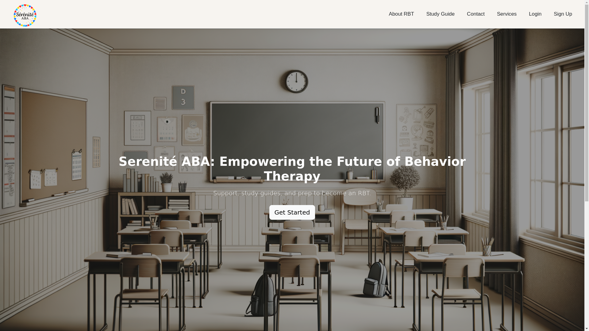 website screenshot of https://sereniteaba.com/