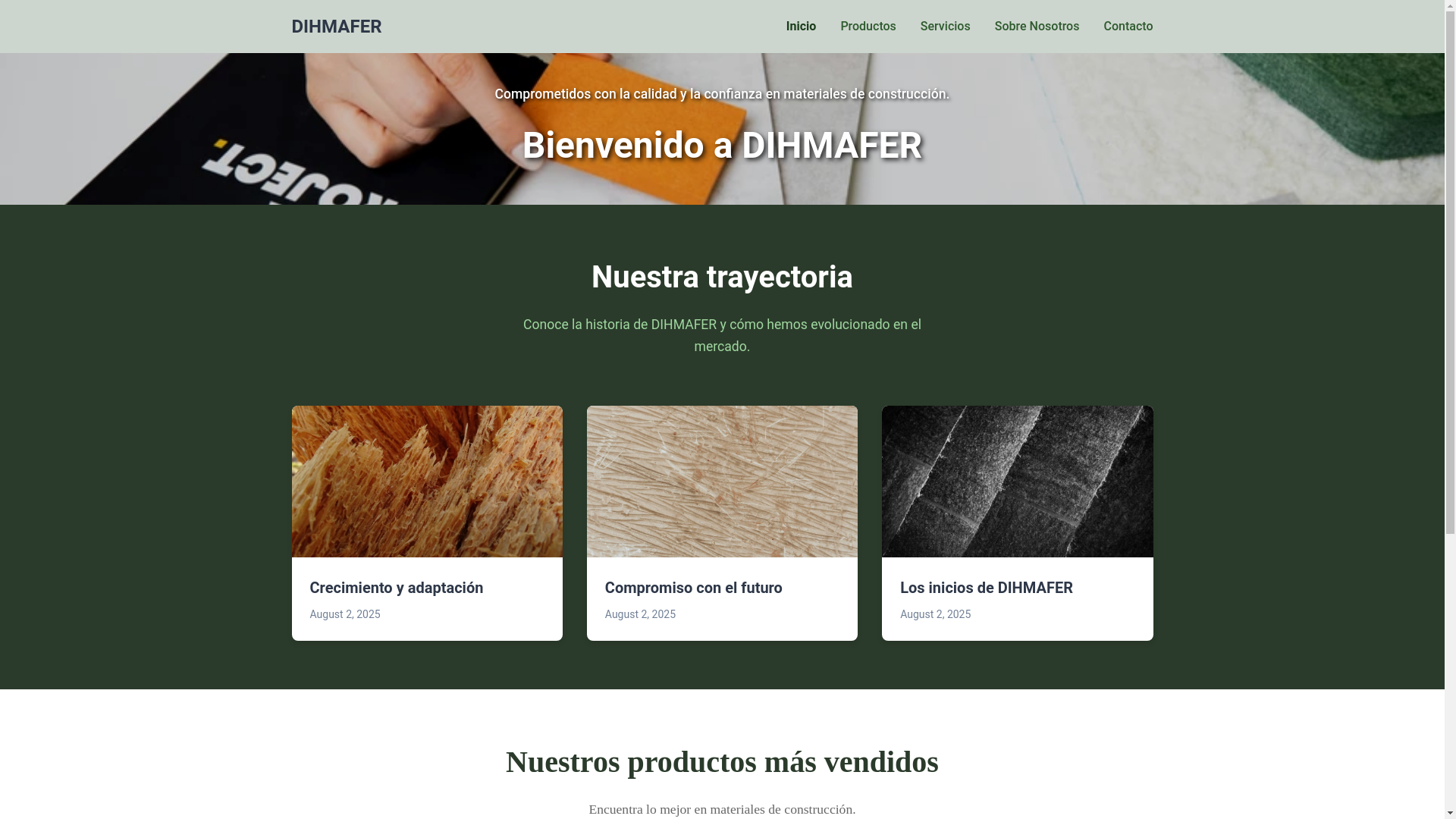 website screenshot of https://dihmafer.com/
