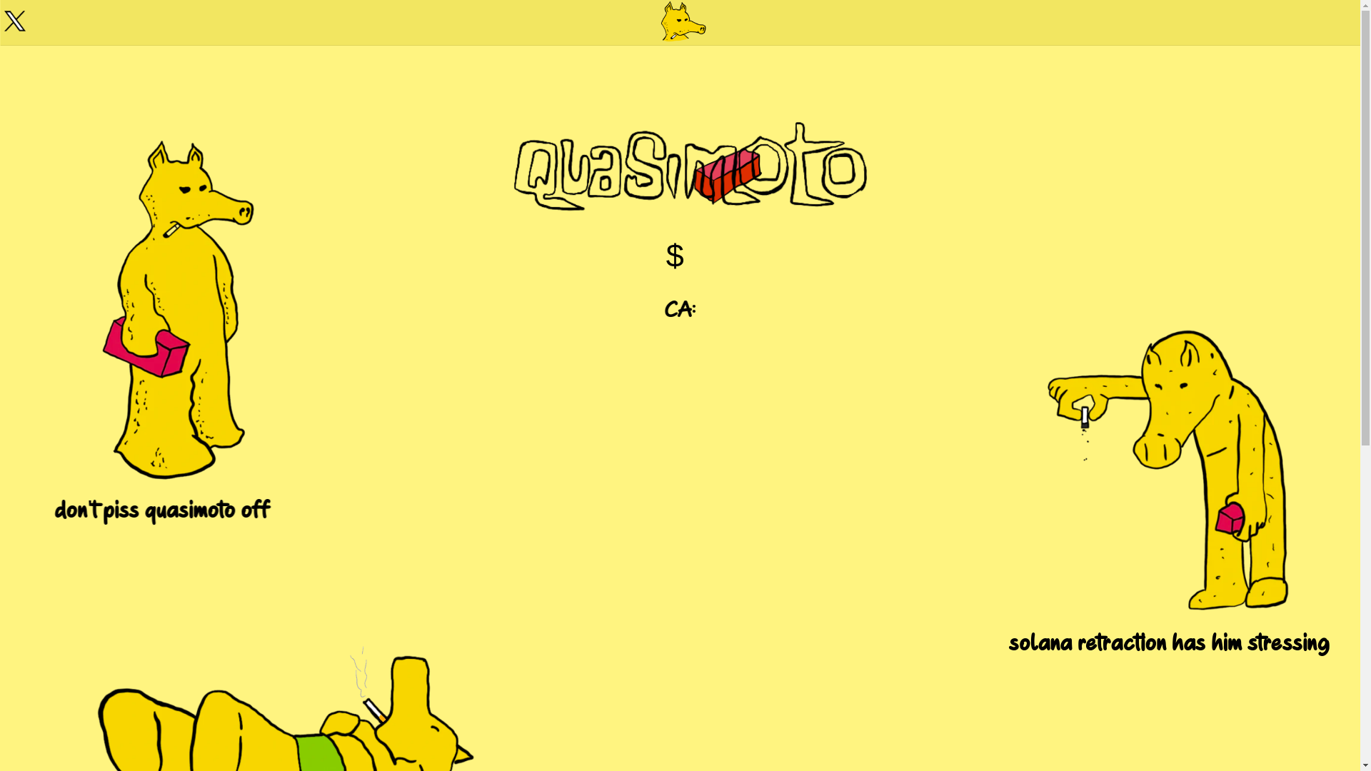 website screenshot of https://quasimotobonk.xyz/