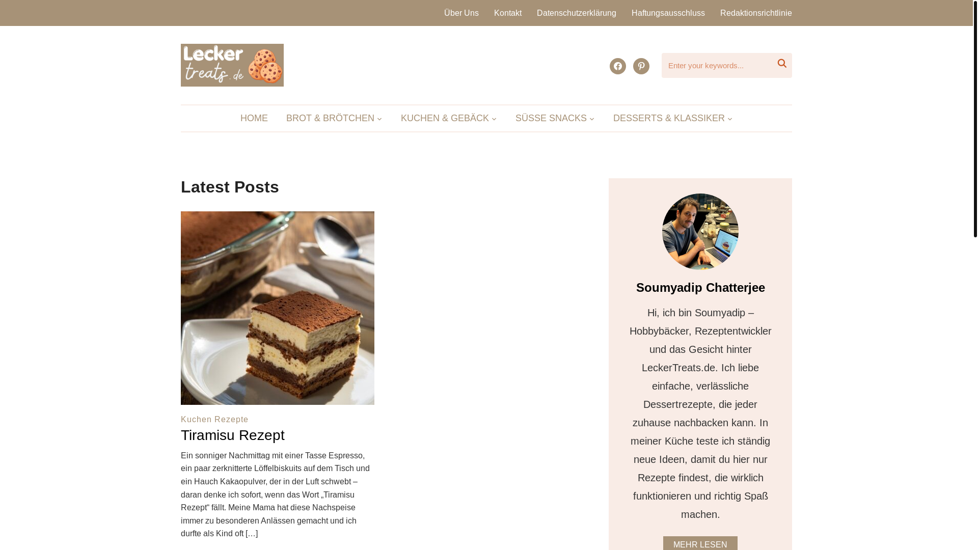 website screenshot of https://leckertreats.de/