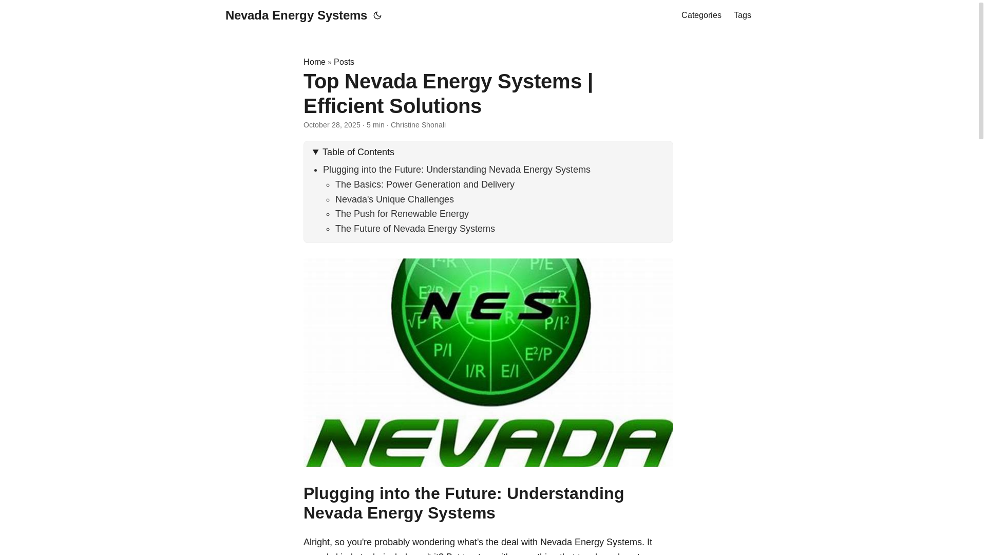 website screenshot of https://nevada-energy-systems.pages.dev/