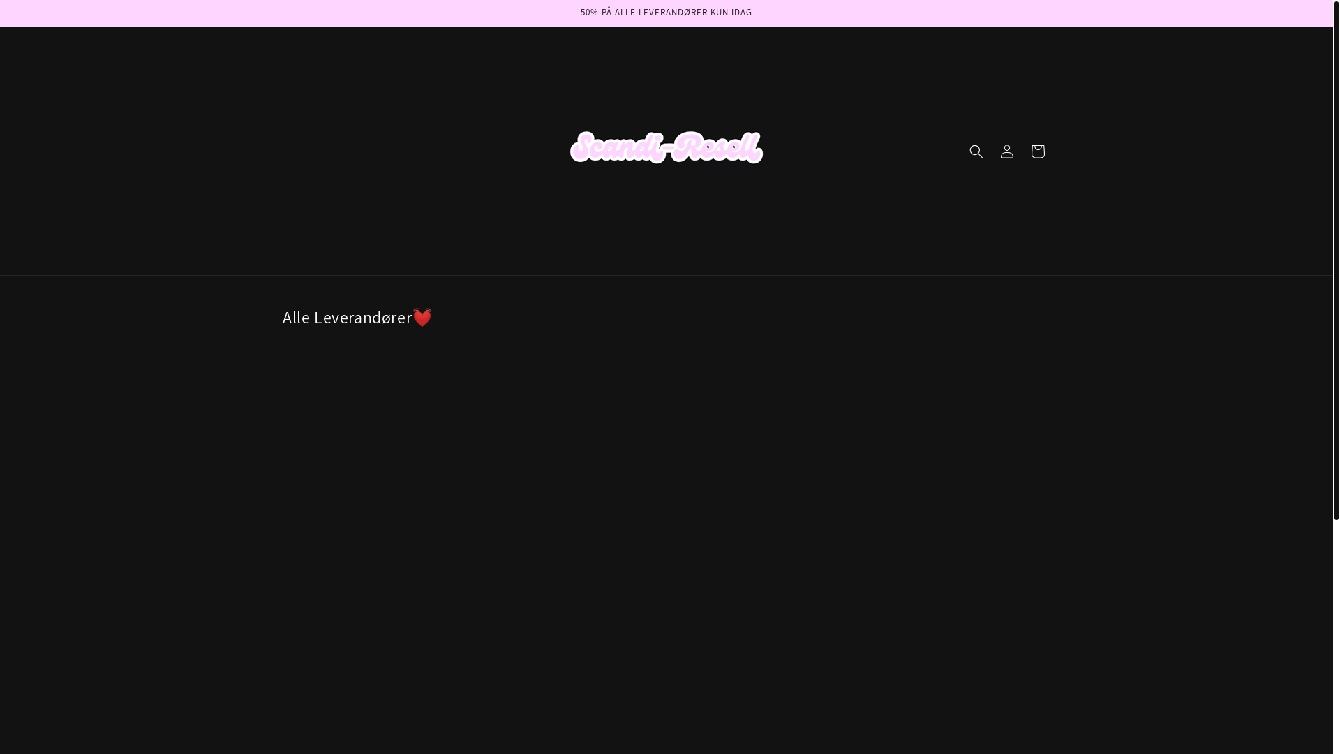 website screenshot of https://scandiresell.store/