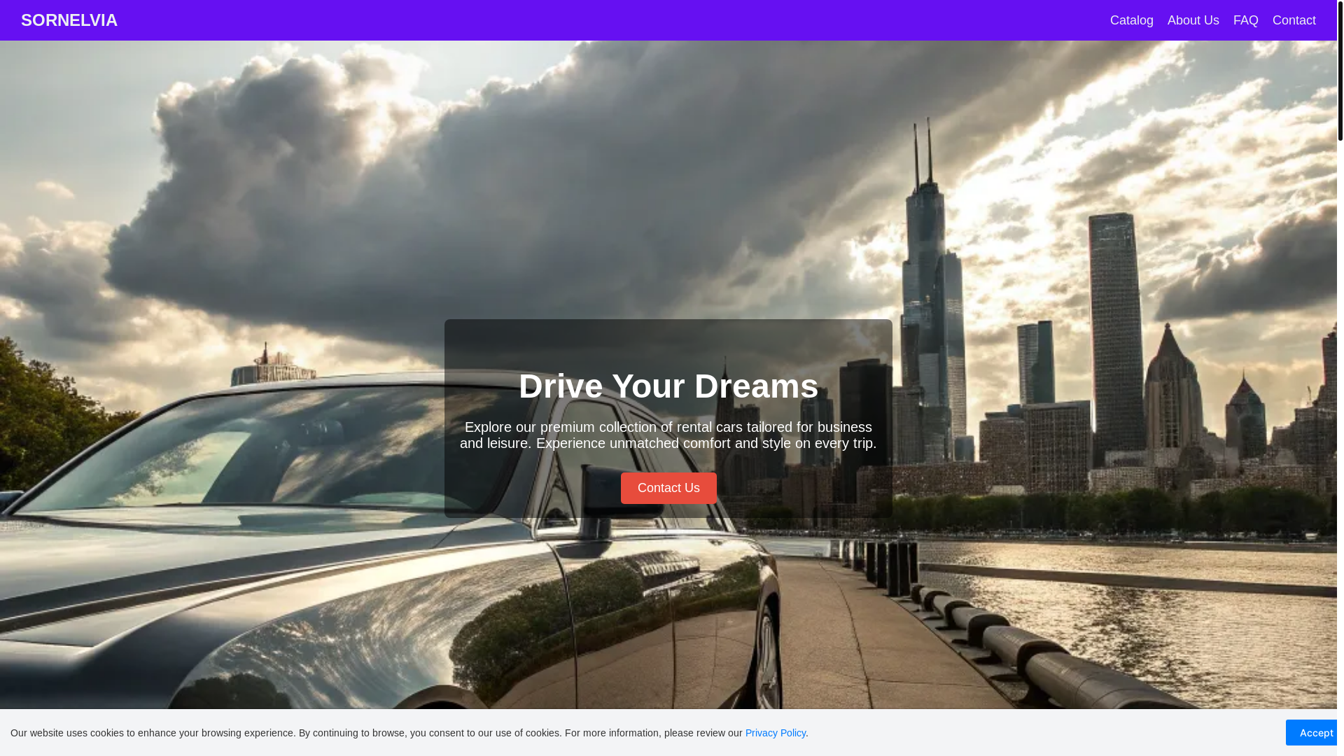 website screenshot of https://sornelvia.com/