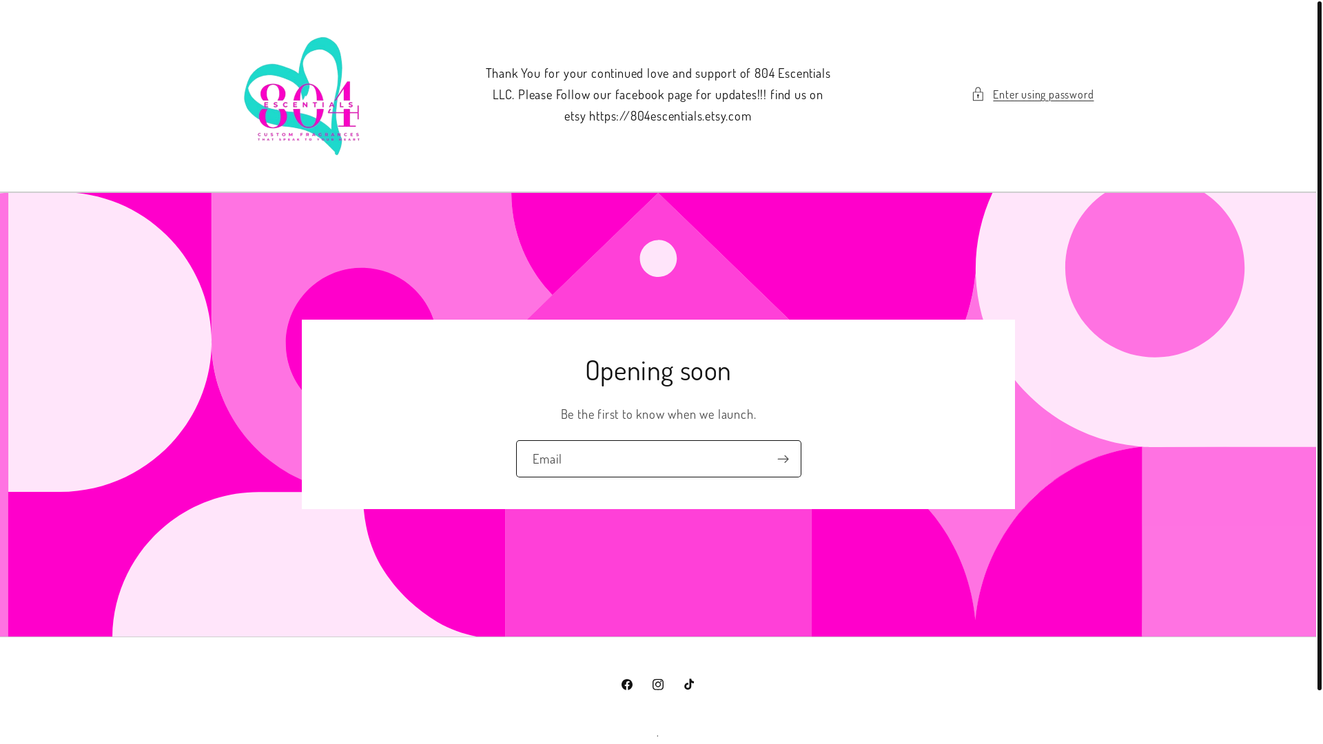 website screenshot of https://804scents.com/