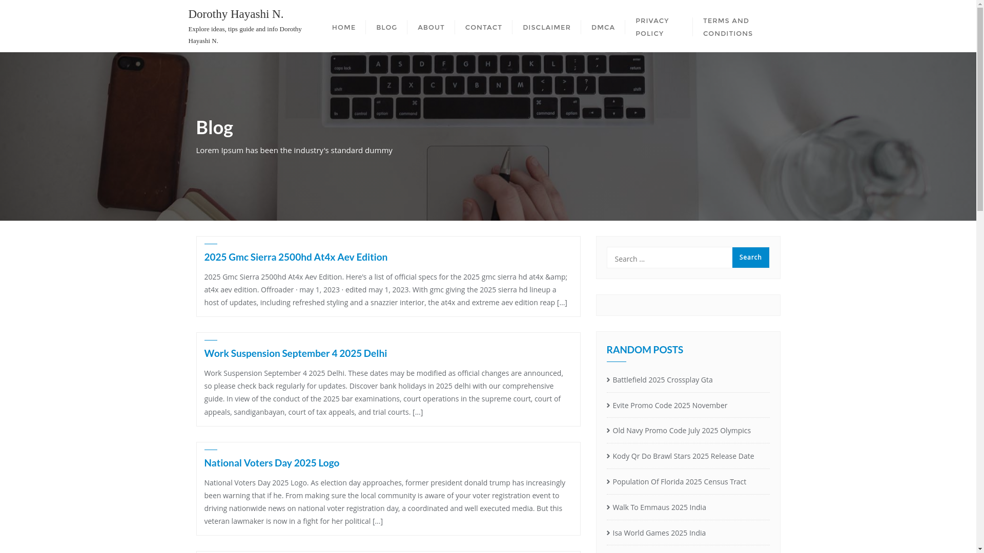website screenshot of https://dorothyhayashin.pages.dev/