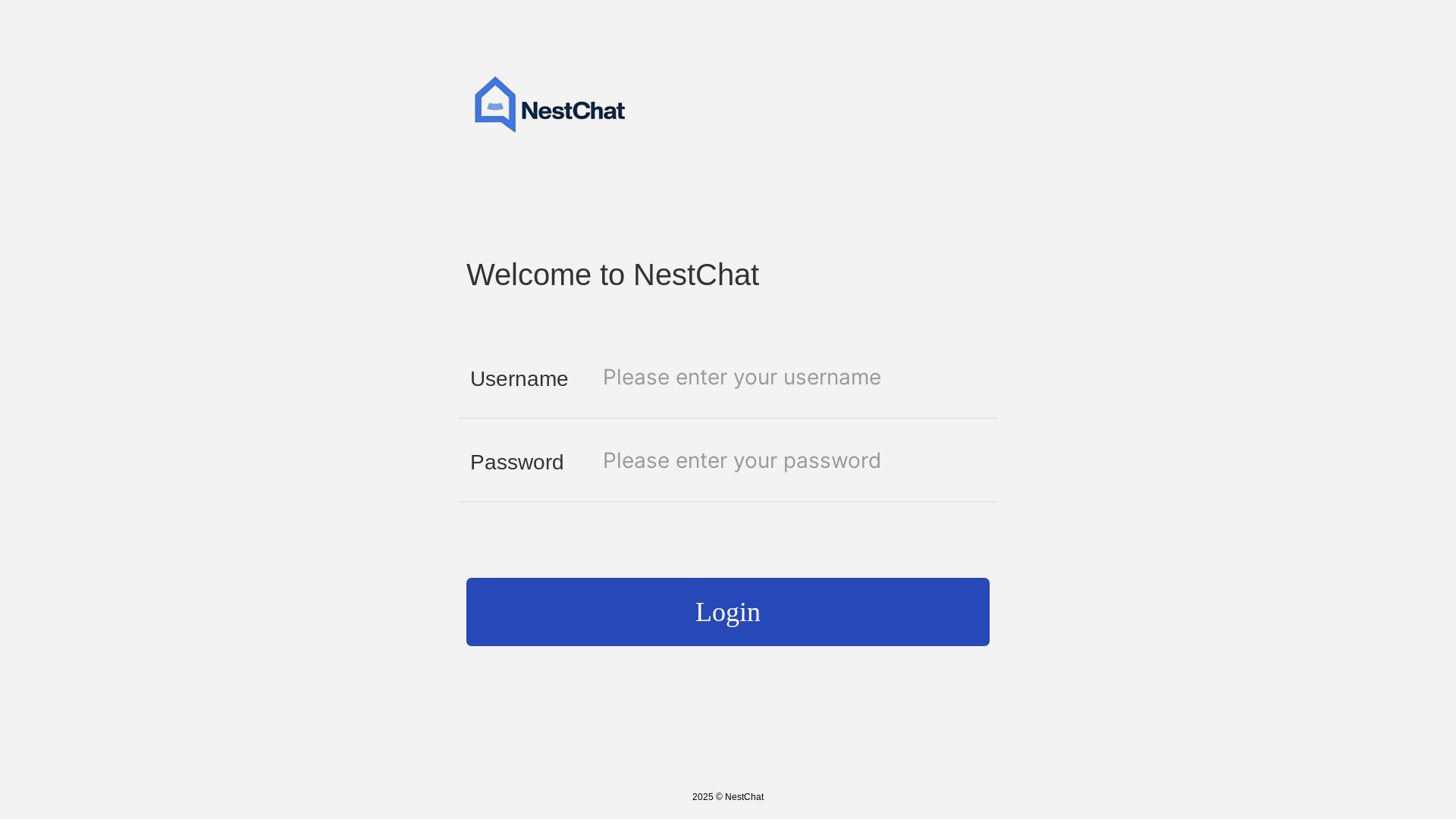 website screenshot of https://nestchat.live/