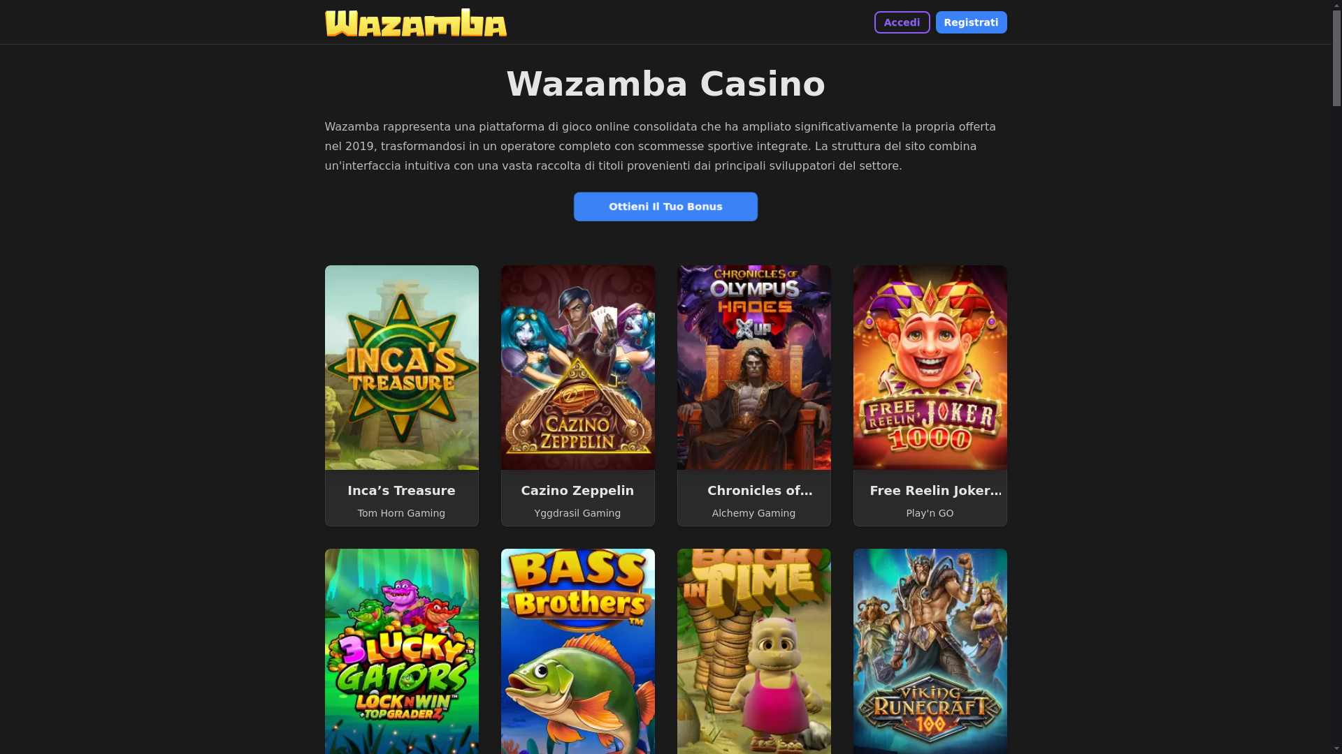 website screenshot of https://wazambait-it.pages.dev/