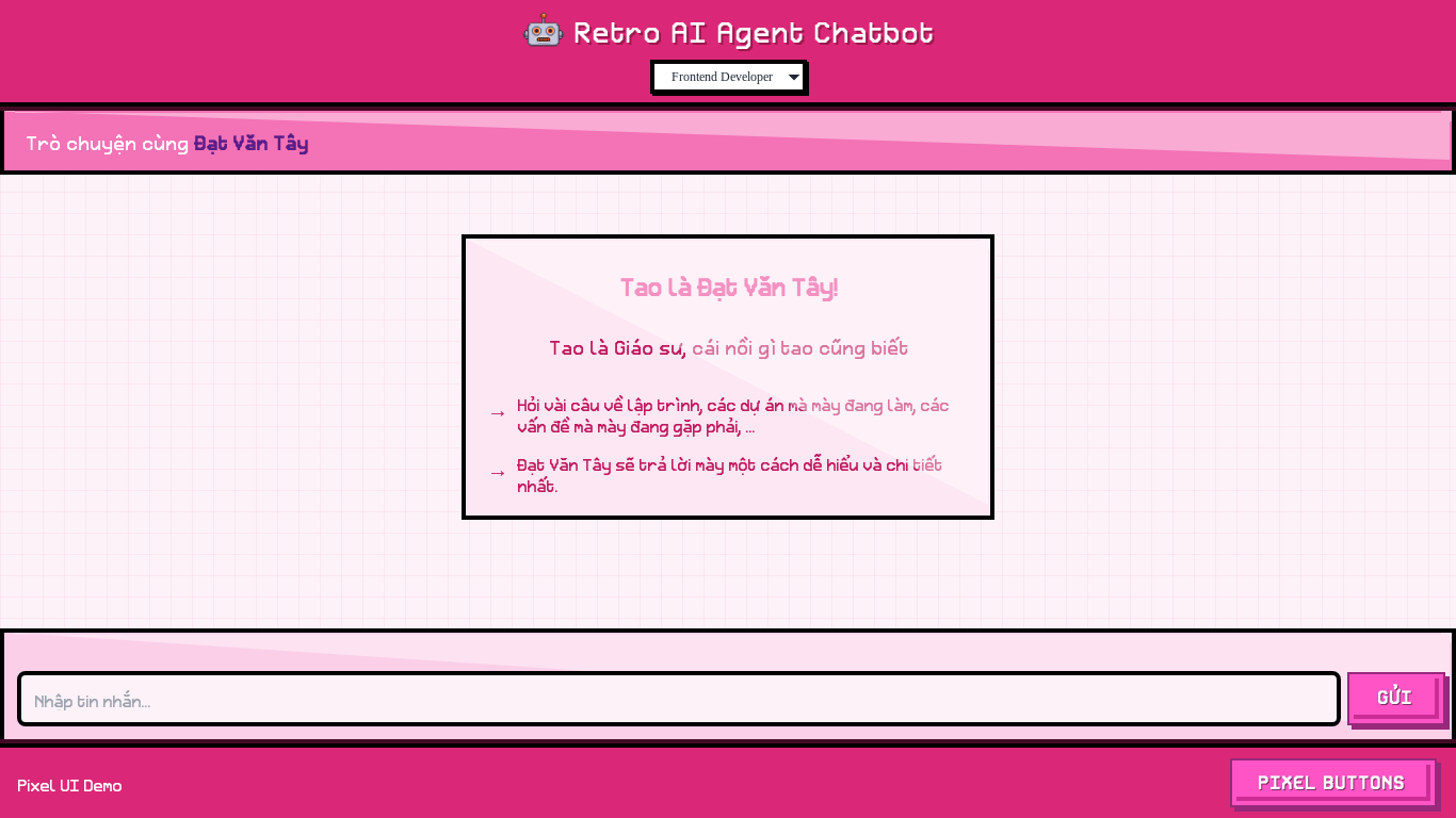 website screenshot of https://retro-ai-agent.pages.dev/