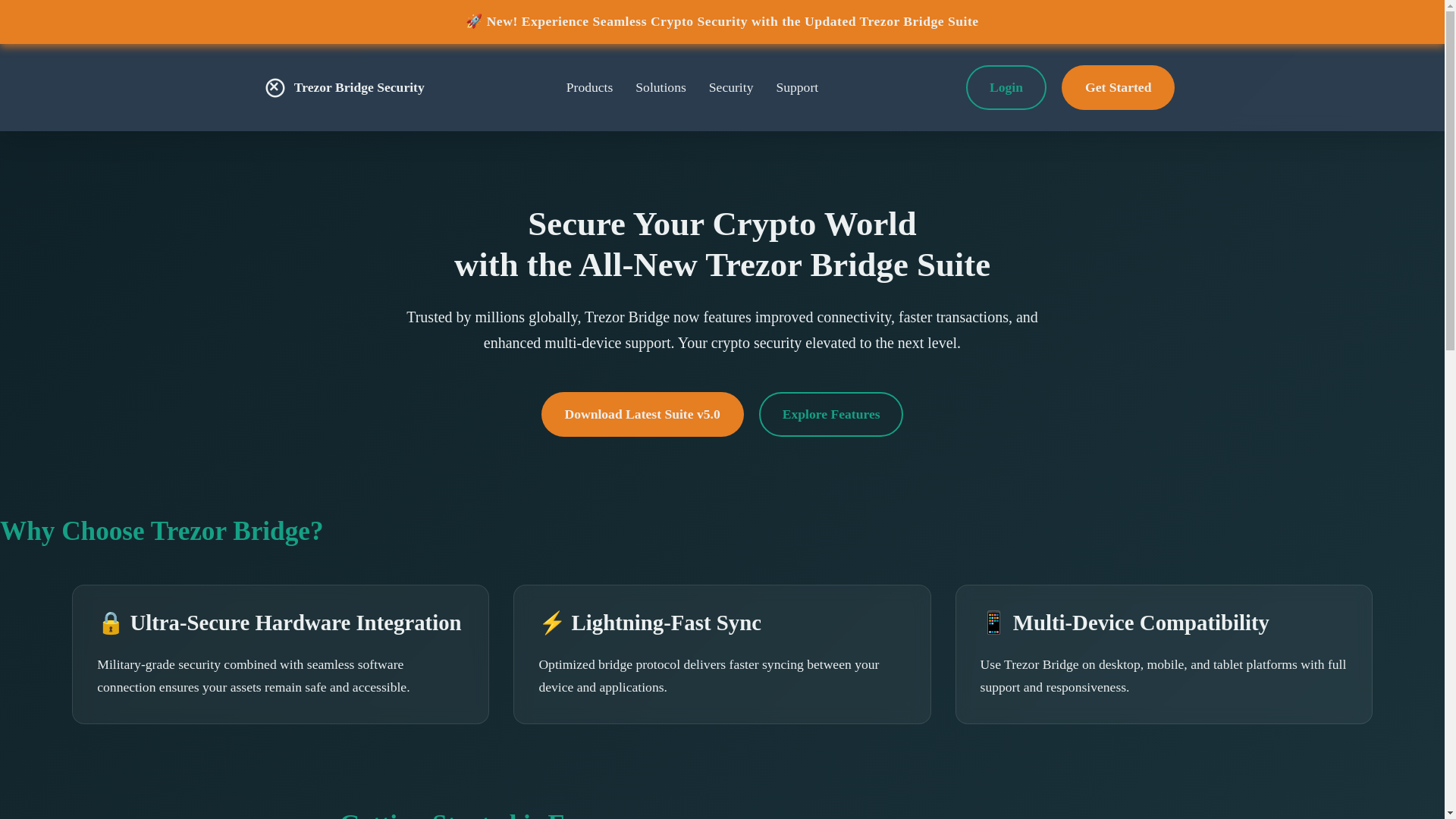 website screenshot of https://io-suite-trezo.pages.dev/