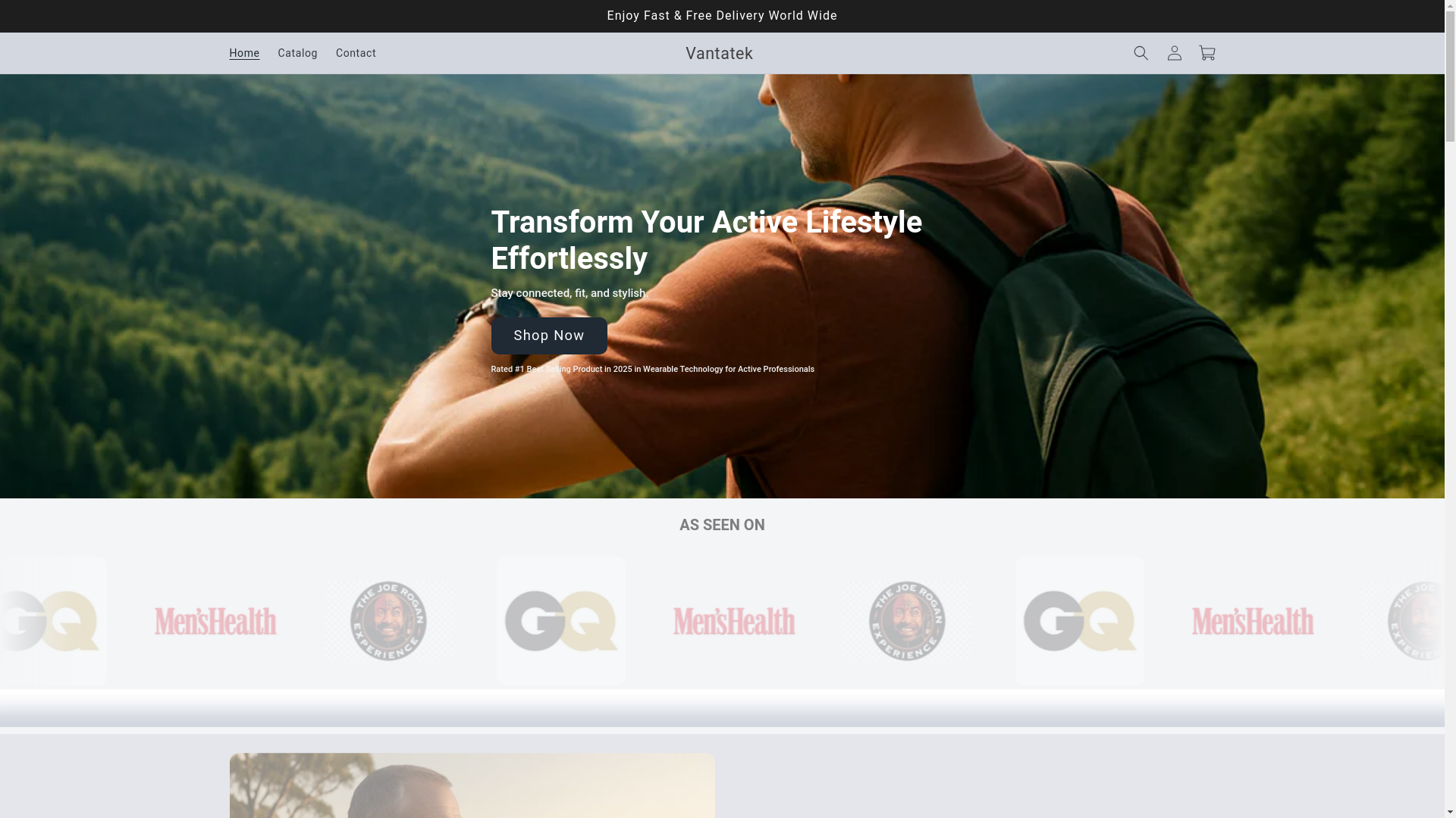 website screenshot of https://vantatek.com/
