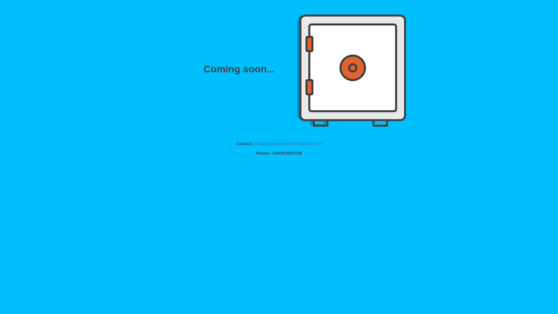 website screenshot of https://relaxingseaviewciovo.eu/