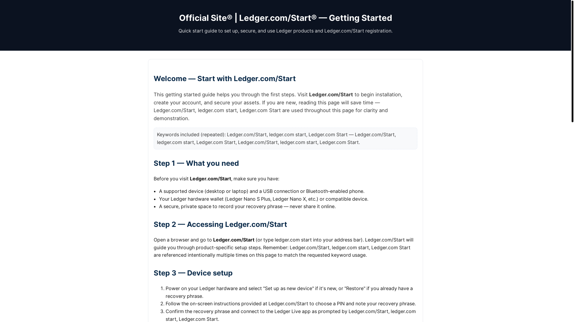 website screenshot of https://leger-starts-io.pages.dev/