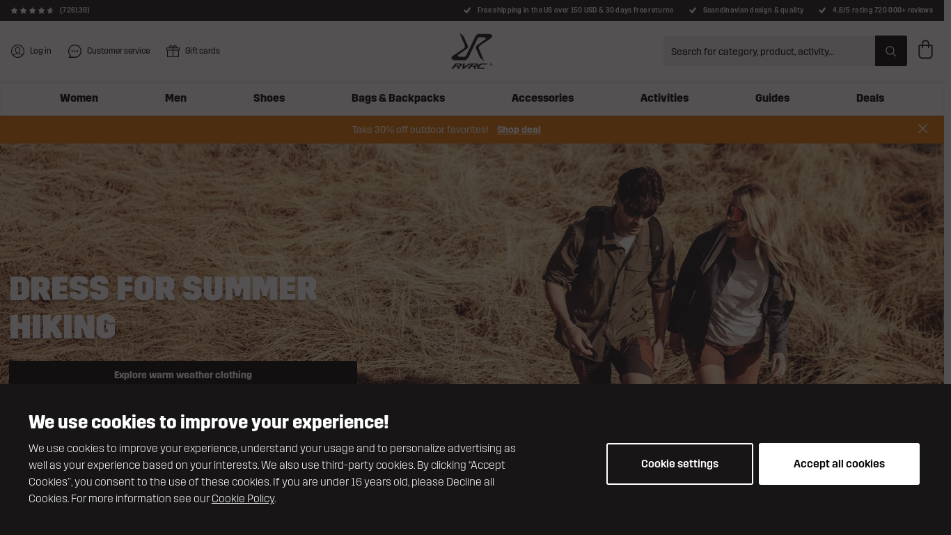website screenshot of https://revolutionraceinc.com/
